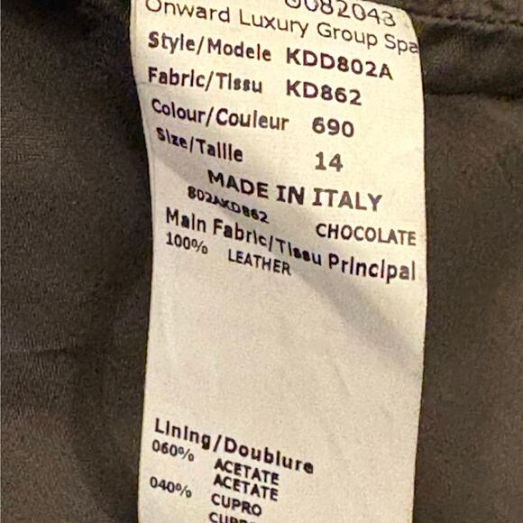 Michael Kors Collection Chocolate Brown Suede Vest Size 14 - Picture 7 of 13